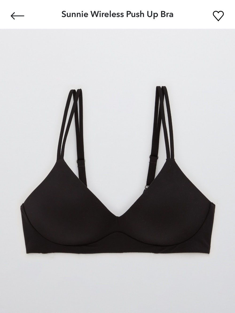 Aerie Sunnie Wireless Push Up Bra NWT